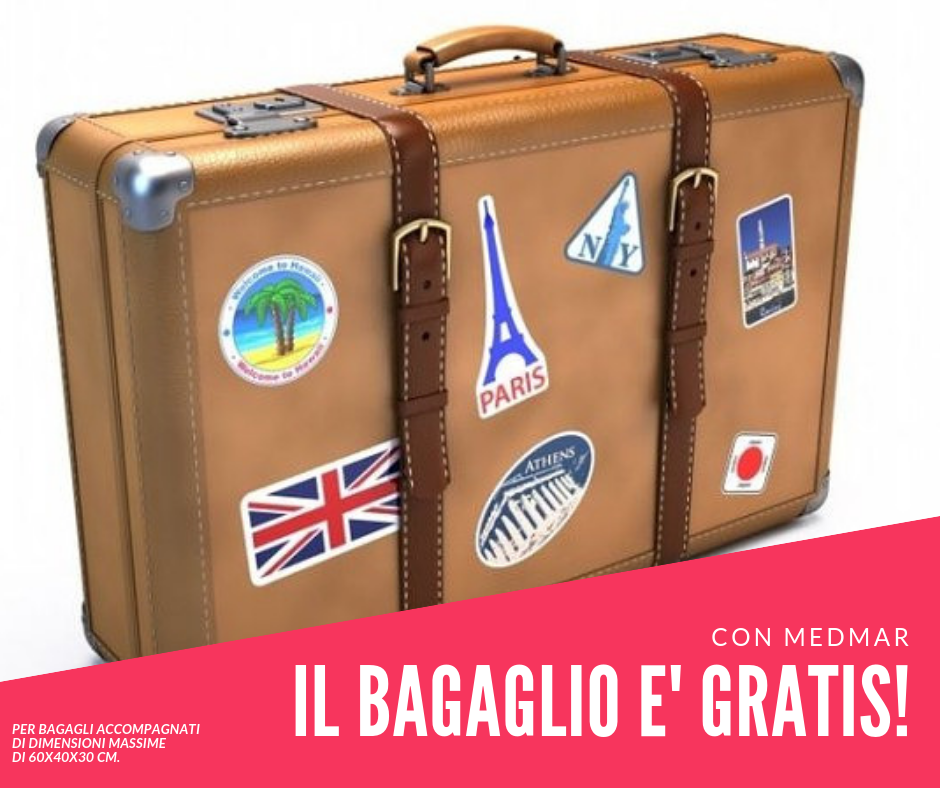 Anche quest'anno bagaglio gratis!